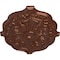 Ekena Millwork Pesaro Ceiling Medallion, Hand-Painted Copper Penny, 36"W x 26"H x 1 1/2"P CM36X26PECPS - alternate 3